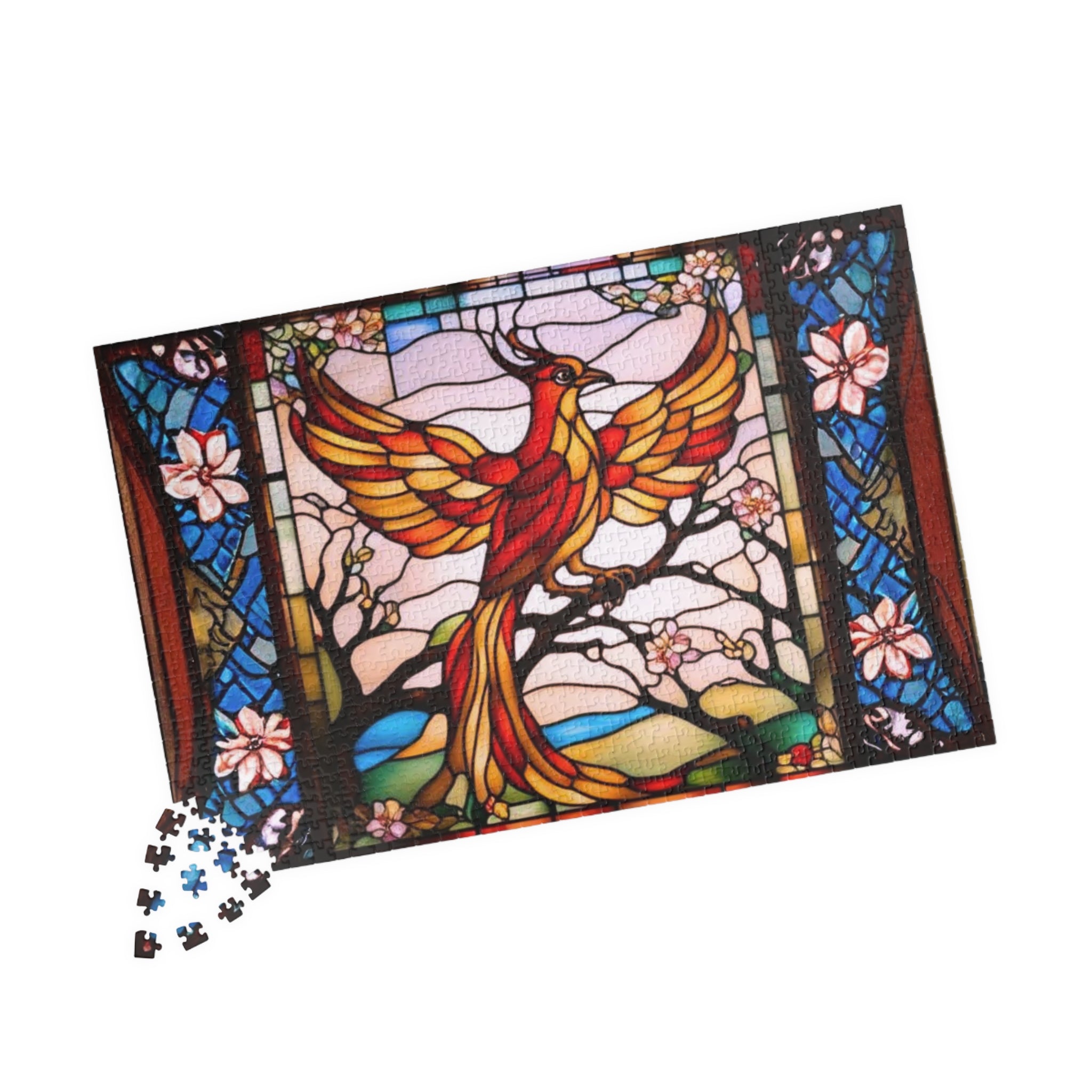 Rising Phoenix – Stained Glass Radiance Puzzle