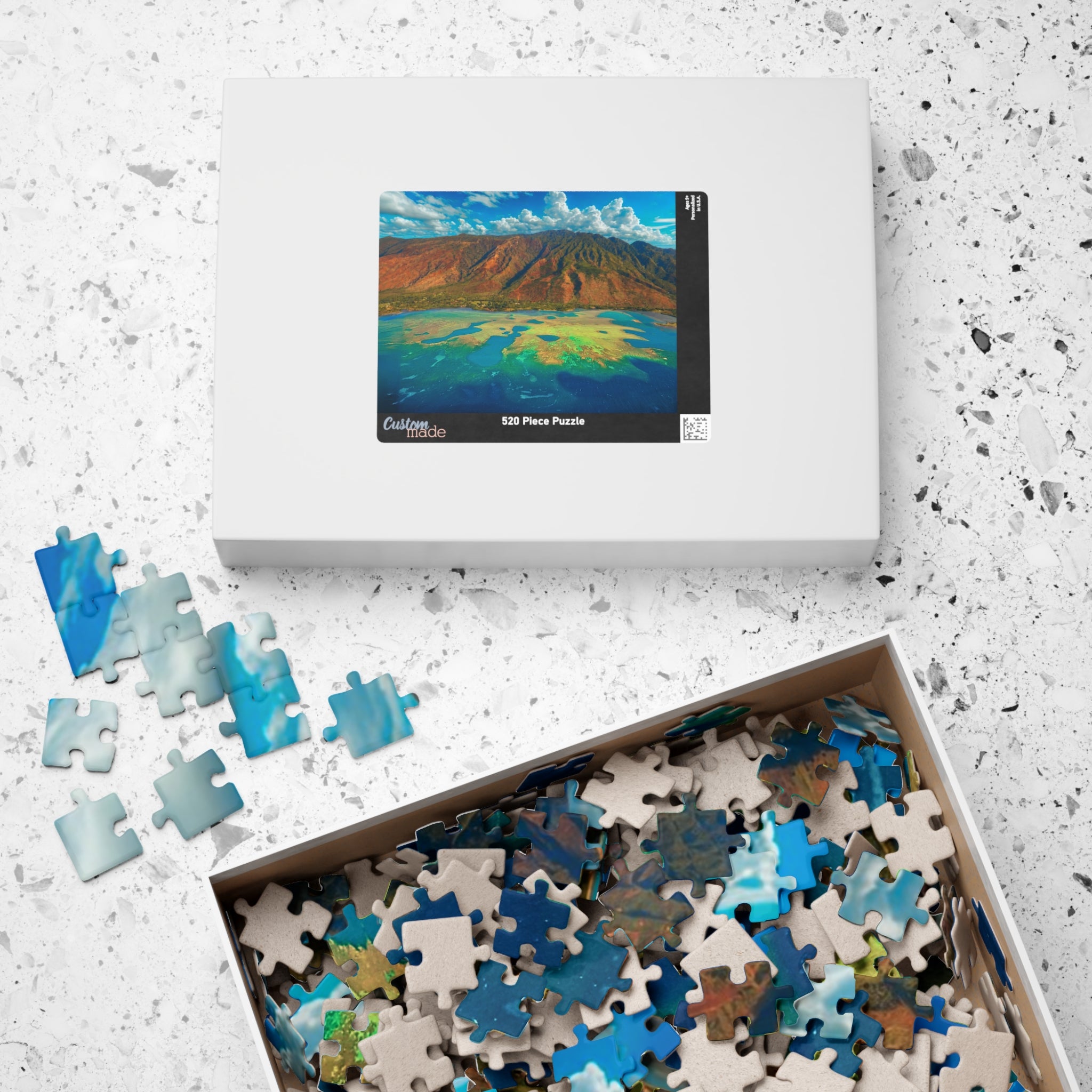 Tropical Ocean Puzzle 500 Piece, Colorful Coral Reef Jigsaw Puzzle, Relaxing Sea Life Art, Landscape Puzzle (Copy)