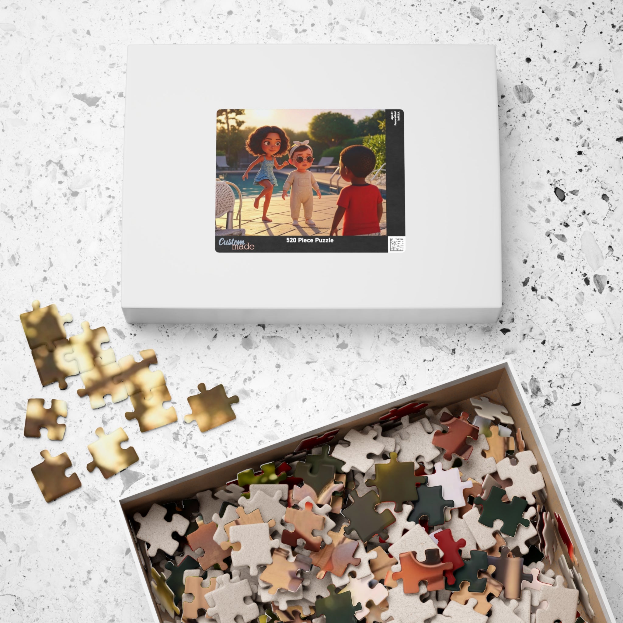 Poolside Play - 500 Piece Family Puzzle