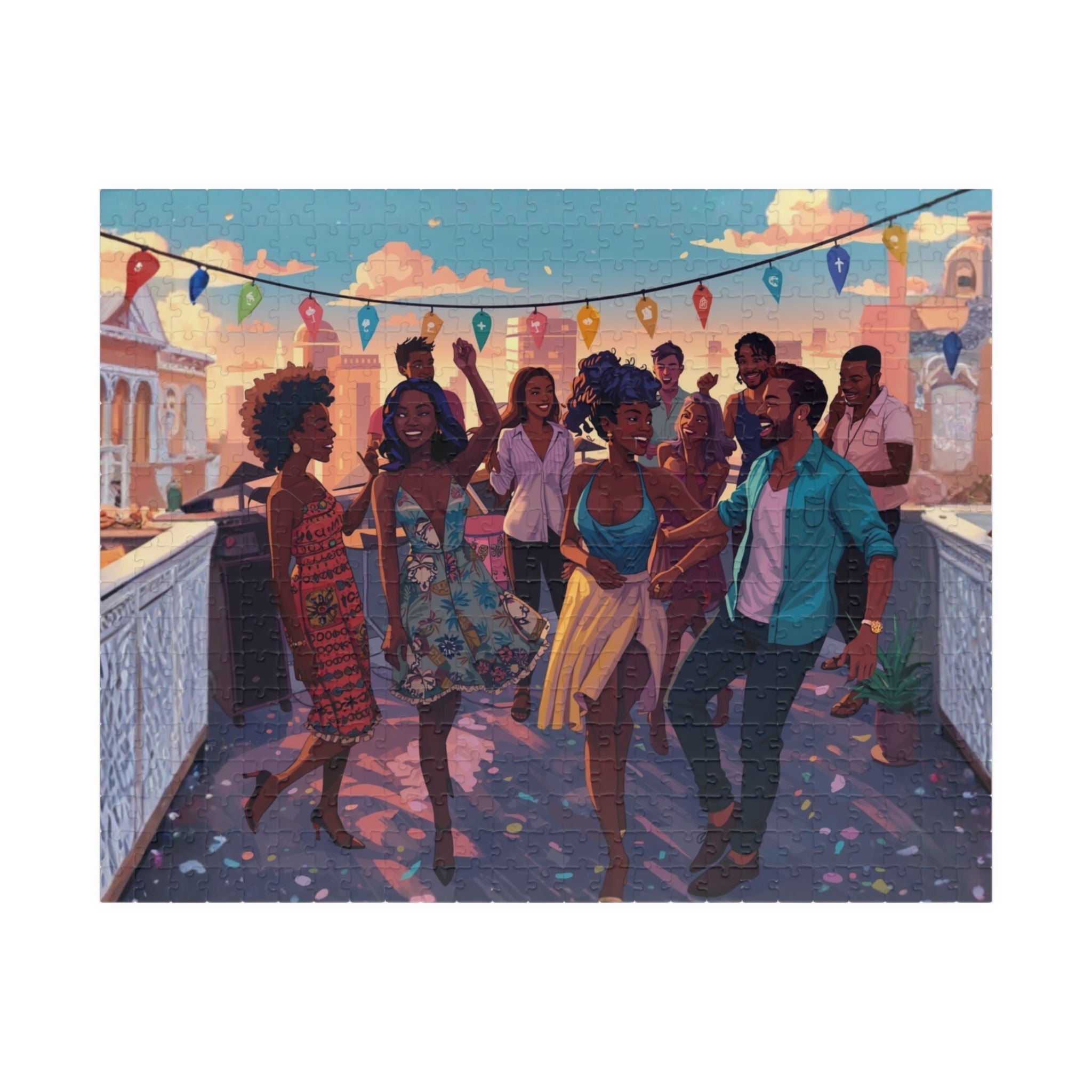 Sunset Rooftop Celebration