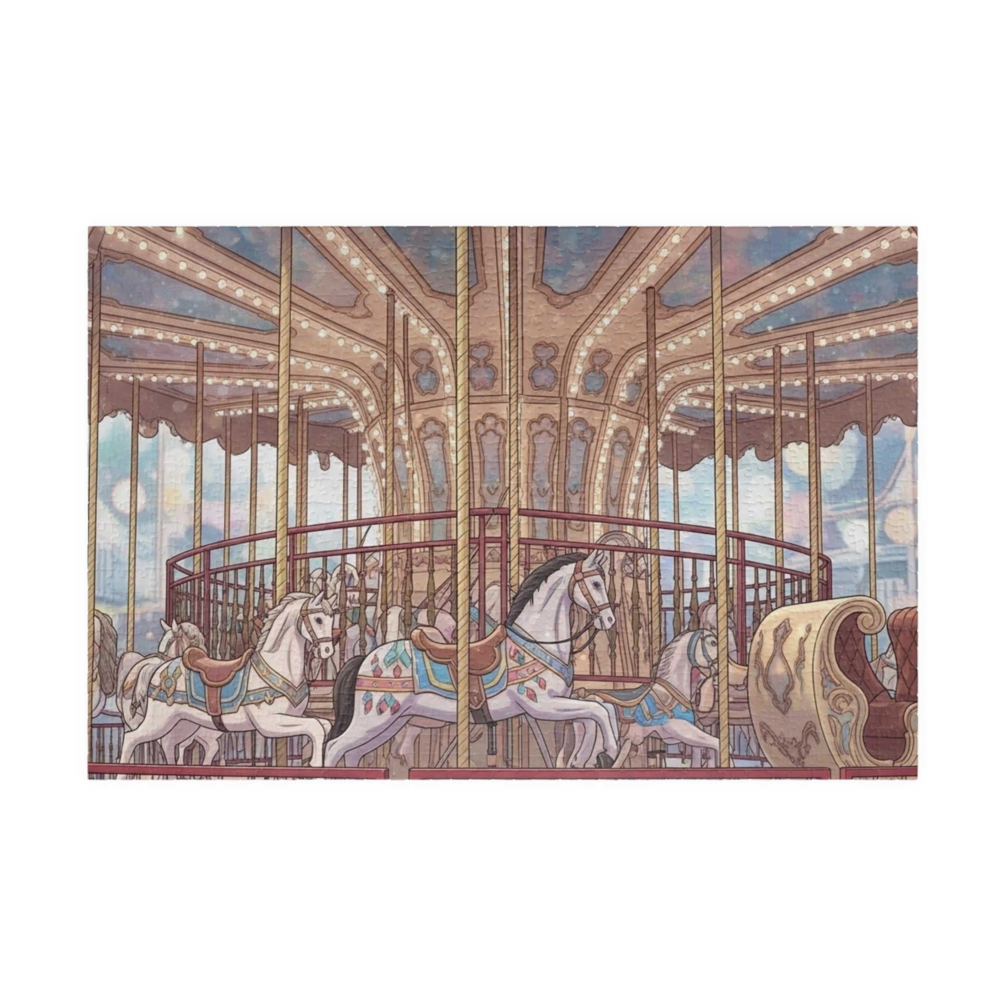 Twilight Carousel - Jigsaw-1000 Piece Puzzle