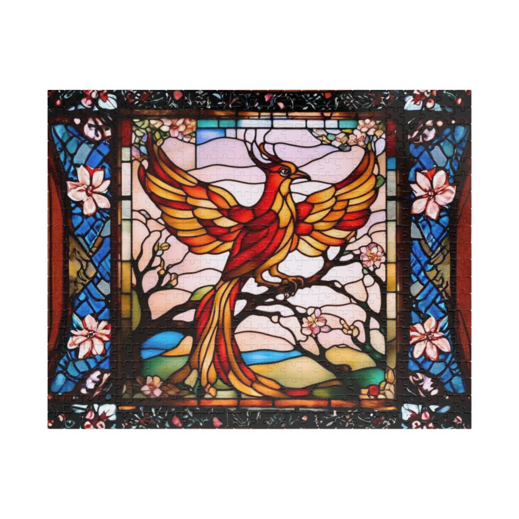 Rising Phoenix – Stained Glass Radiance Puzzle