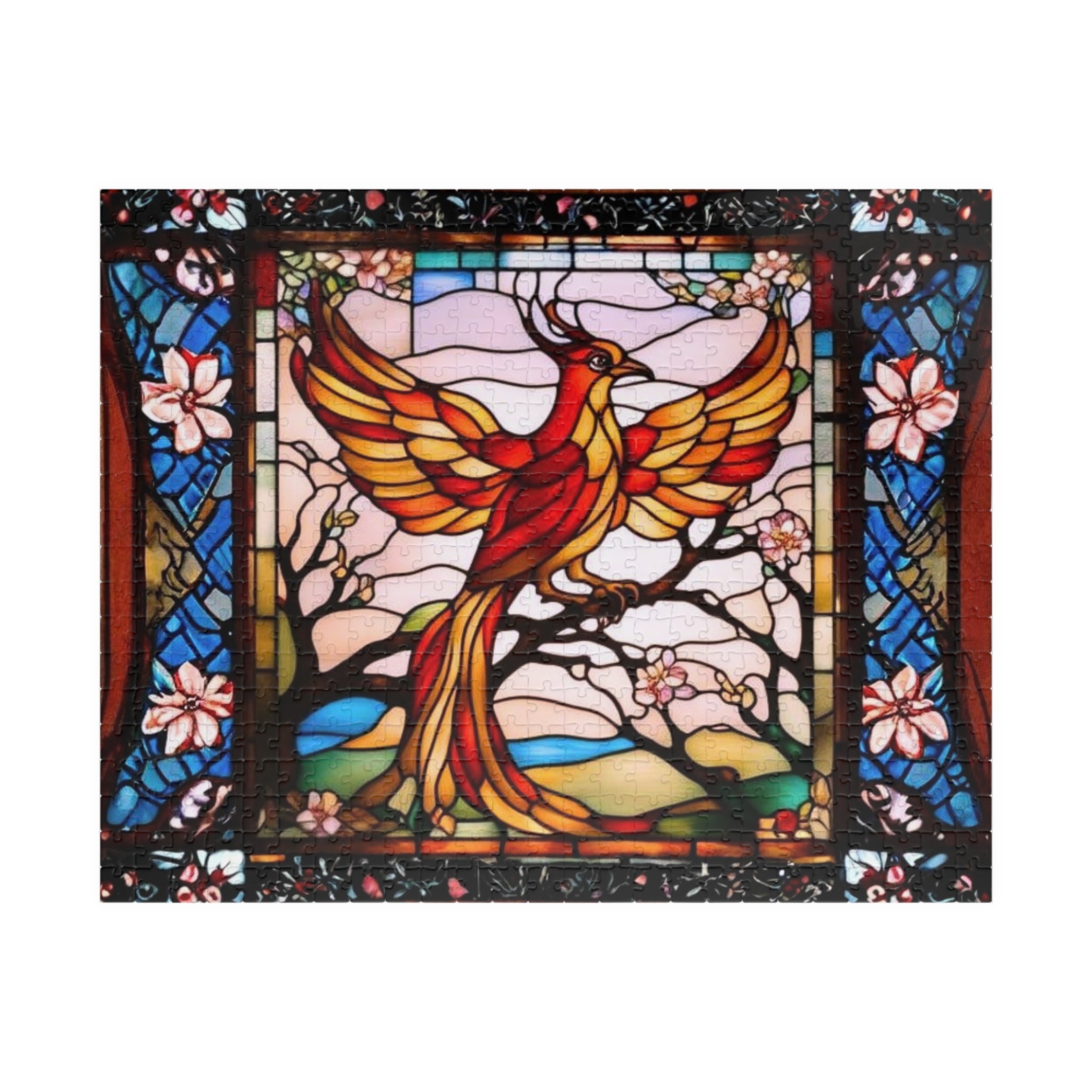 Rising Phoenix – Stained Glass Radiance Puzzle
