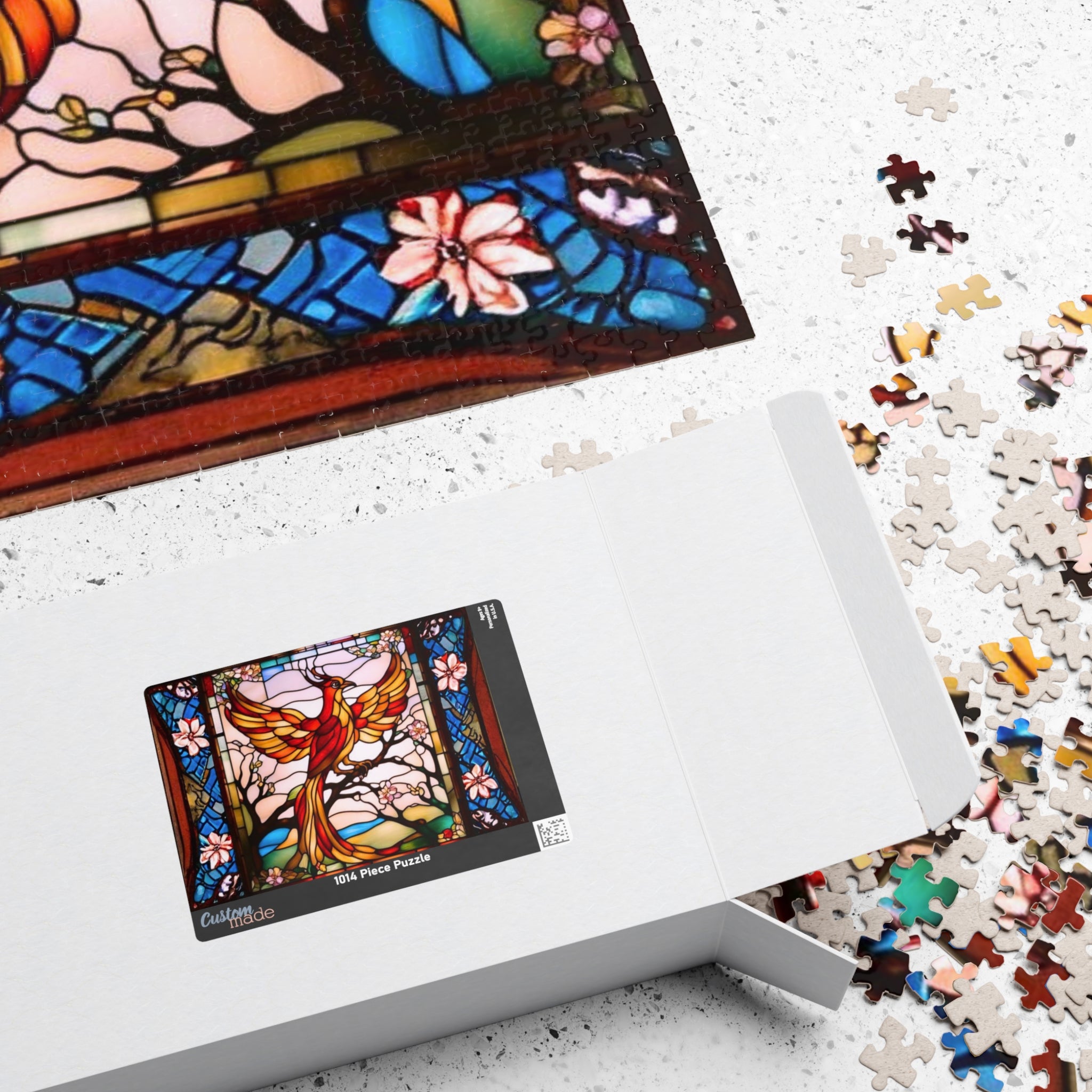 Rising Phoenix – Stained Glass Radiance Puzzle