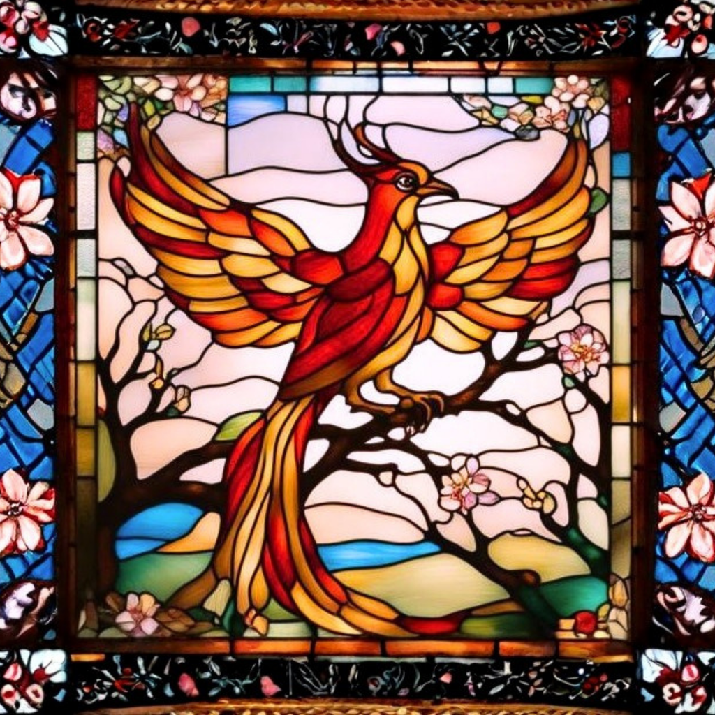 Rising Phoenix – Stained Glass Radiance Puzzle