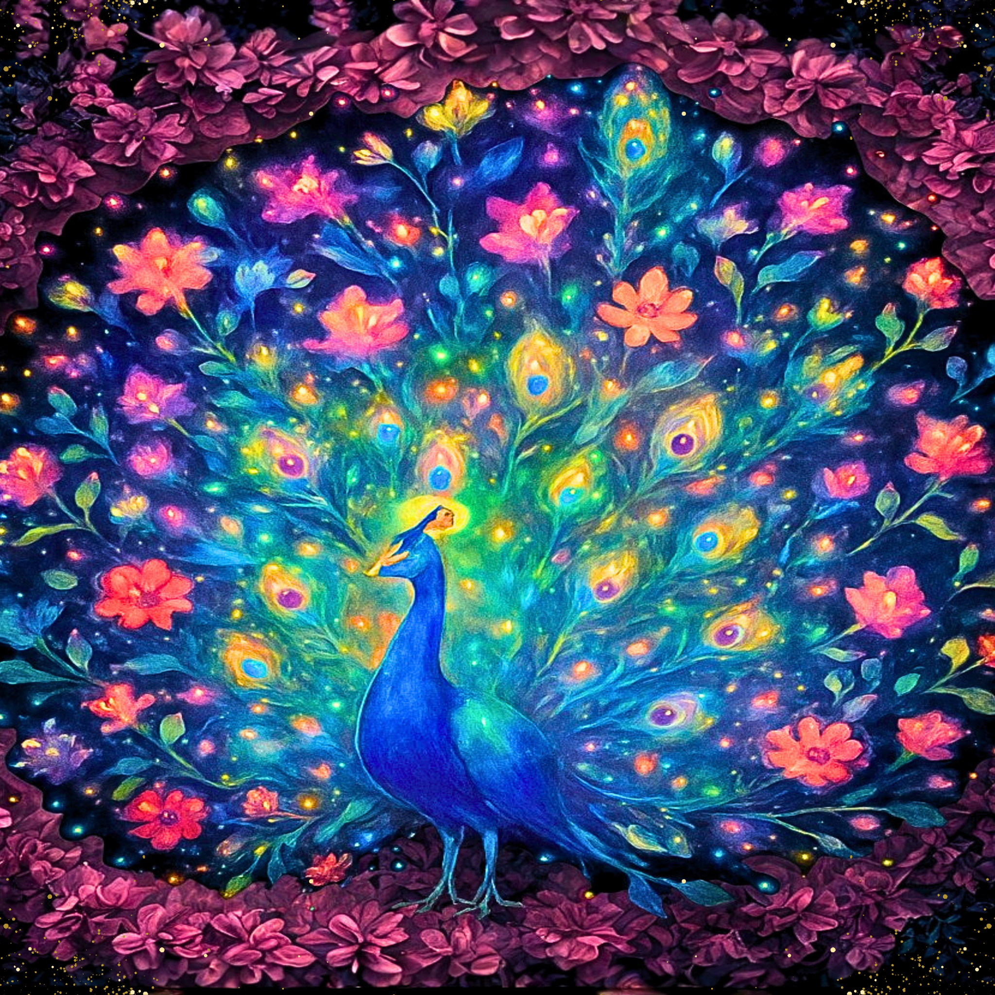 Midnight Radiance Peacock