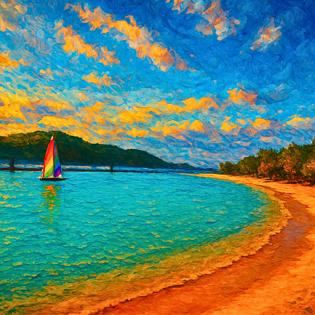 Personalized Abstract Landscape Puzzle 500 or 1000 Piece, Colorful Horizon Art Jigsaw Puzzle for Adults (Copy)