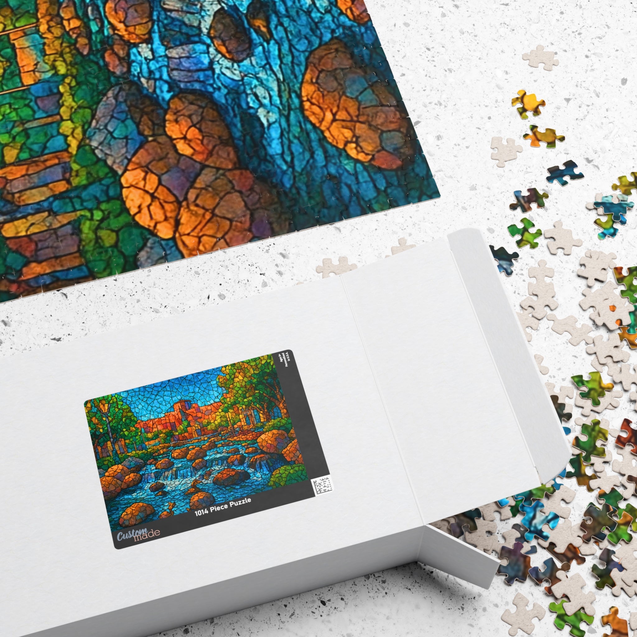 Golden River Crossing 500/1000 Piece Puzzle