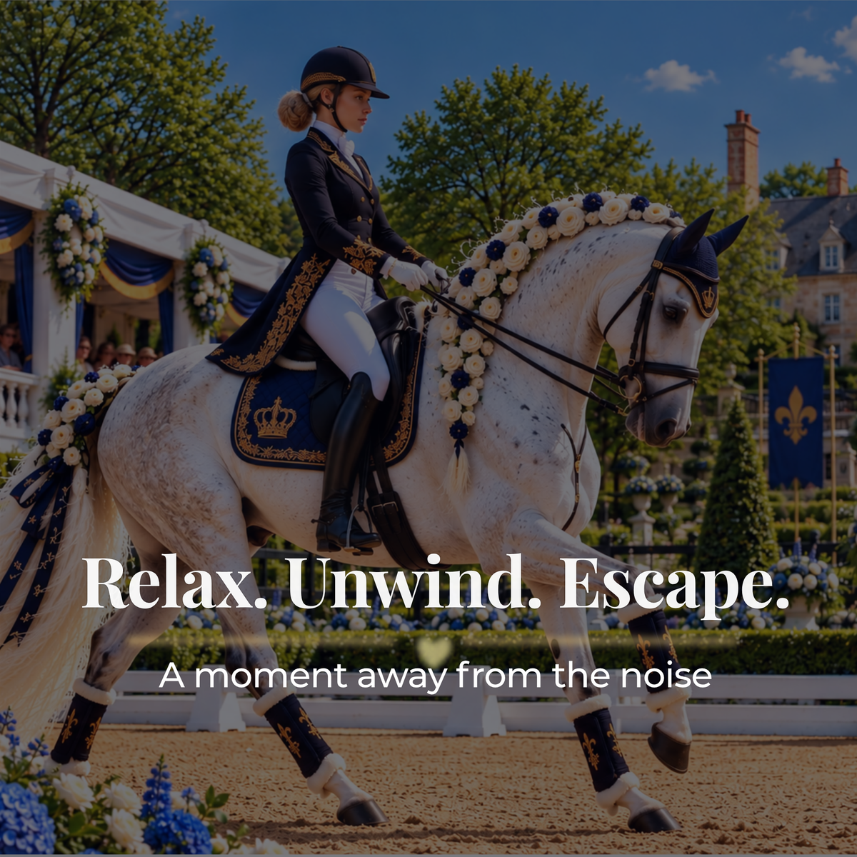 Dressage Horse Puzzle 500 or 1000 Piece – Equestrian Jigsaw Puzzle, White Horse Puzzle, Horse Lover Gift, Elegant Puzzle for Adults