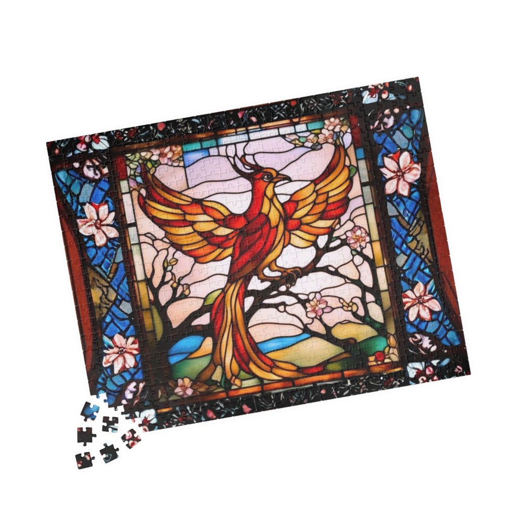 Rising Phoenix – Stained Glass Radiance Puzzle