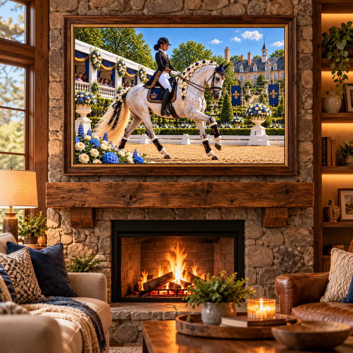 Dressage Horse Puzzle 500 or 1000 Piece – Equestrian Jigsaw Puzzle, Elegant Horse Lover Gift, Horse Show Puzzle for Adults