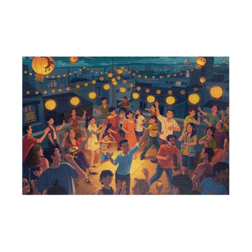 Lantern Nights – Rooftop Celebration Puzzle