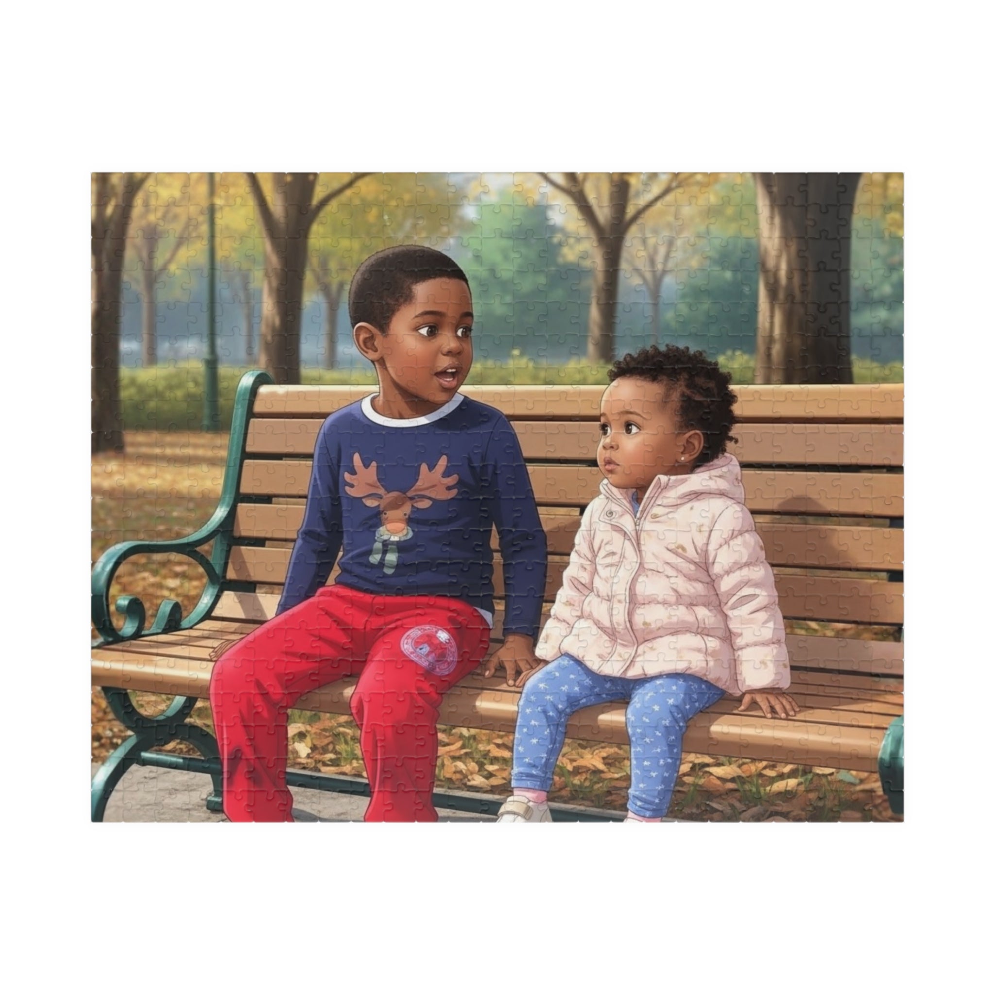 Autumn Conversations-500 Piece Family Puzzle