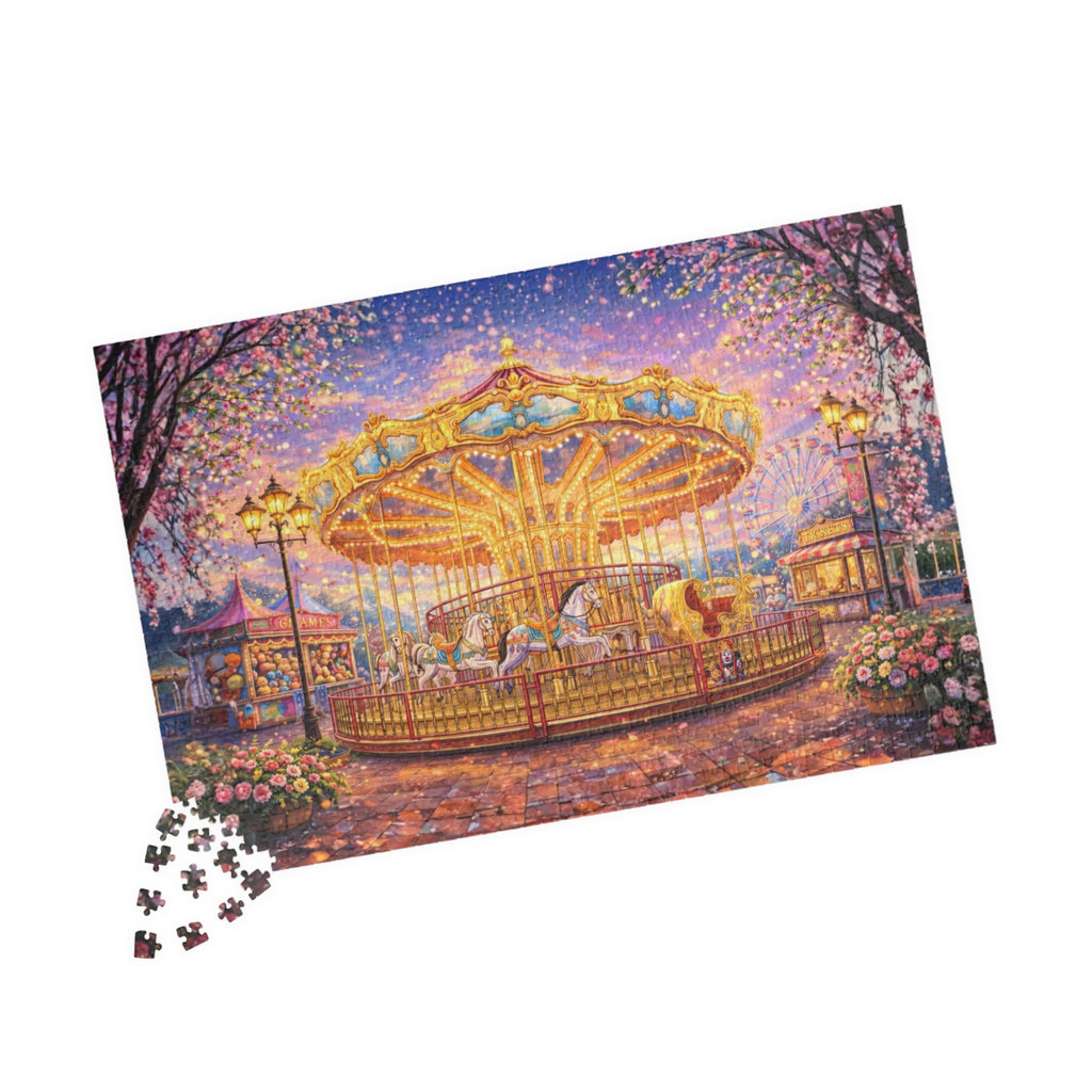 Twilight Carousel: Golden Dream Puzzle