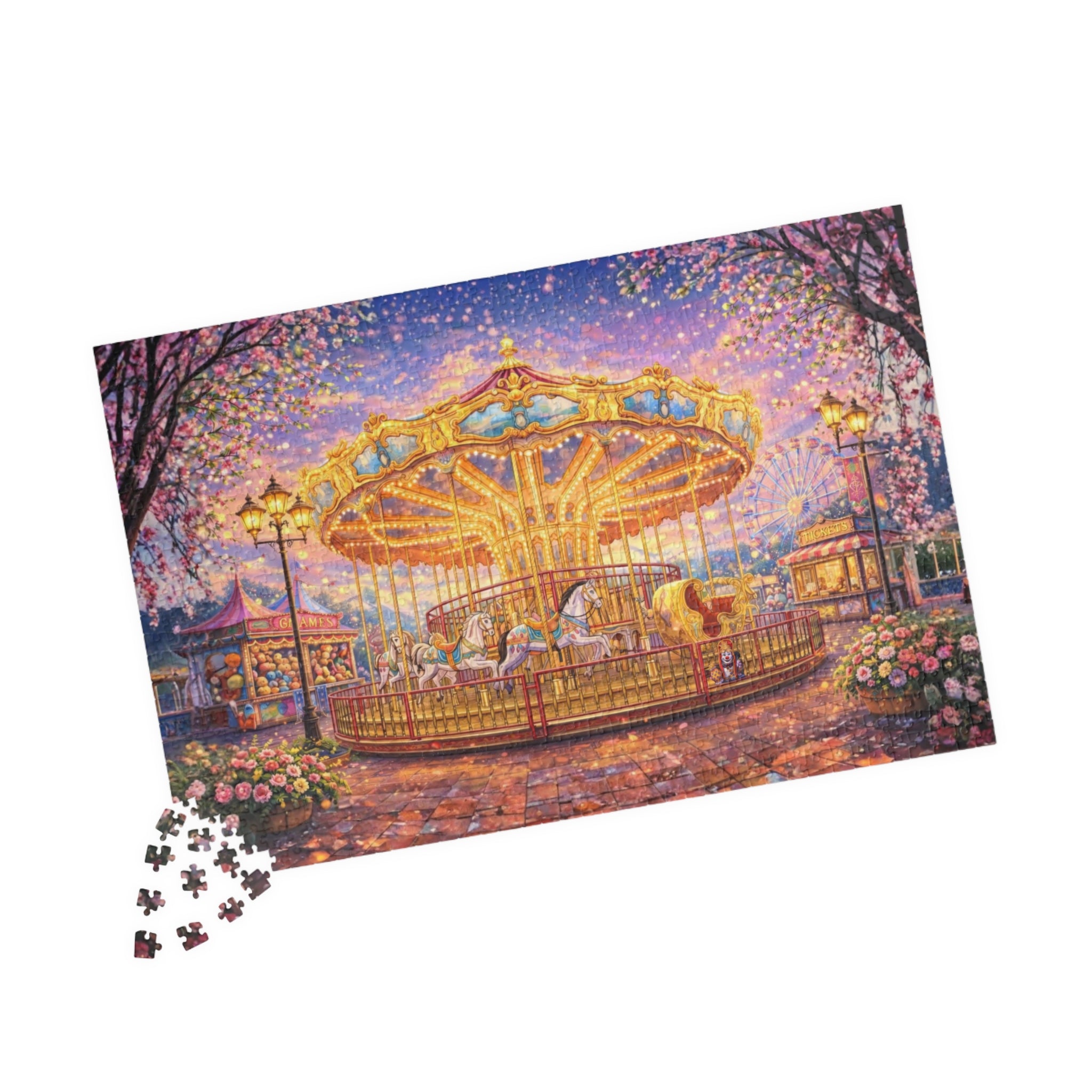 Twilight Carousel: Golden Dream Puzzle