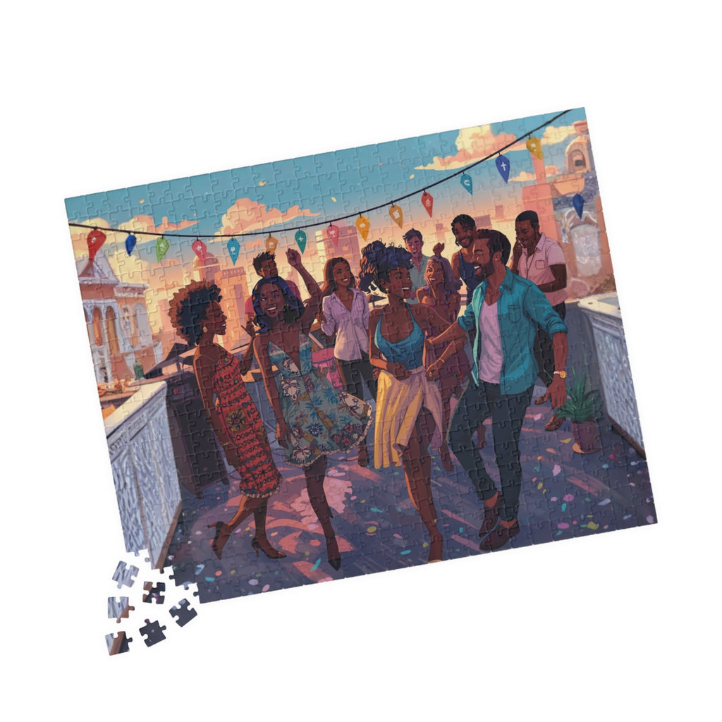 Sunset Rooftop Celebration