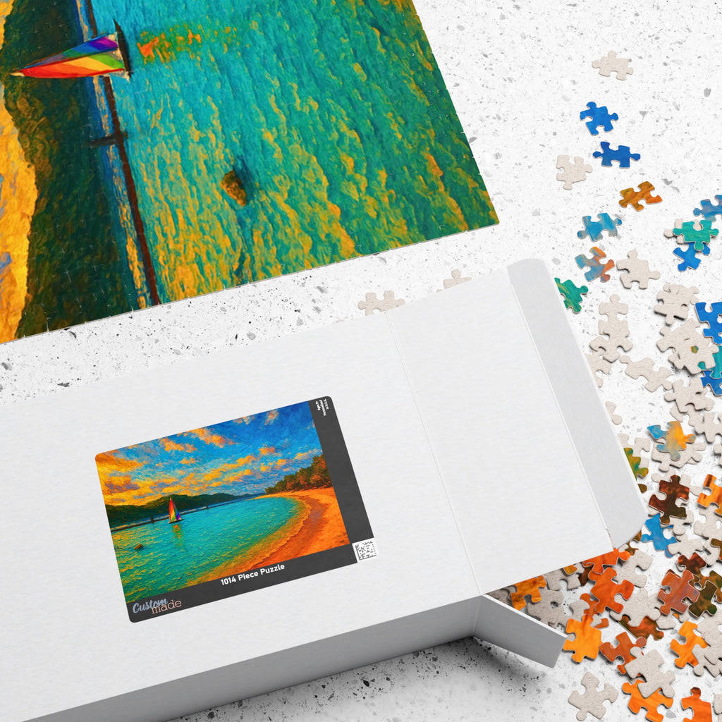 Painted Horizons: Coastal Puzzle