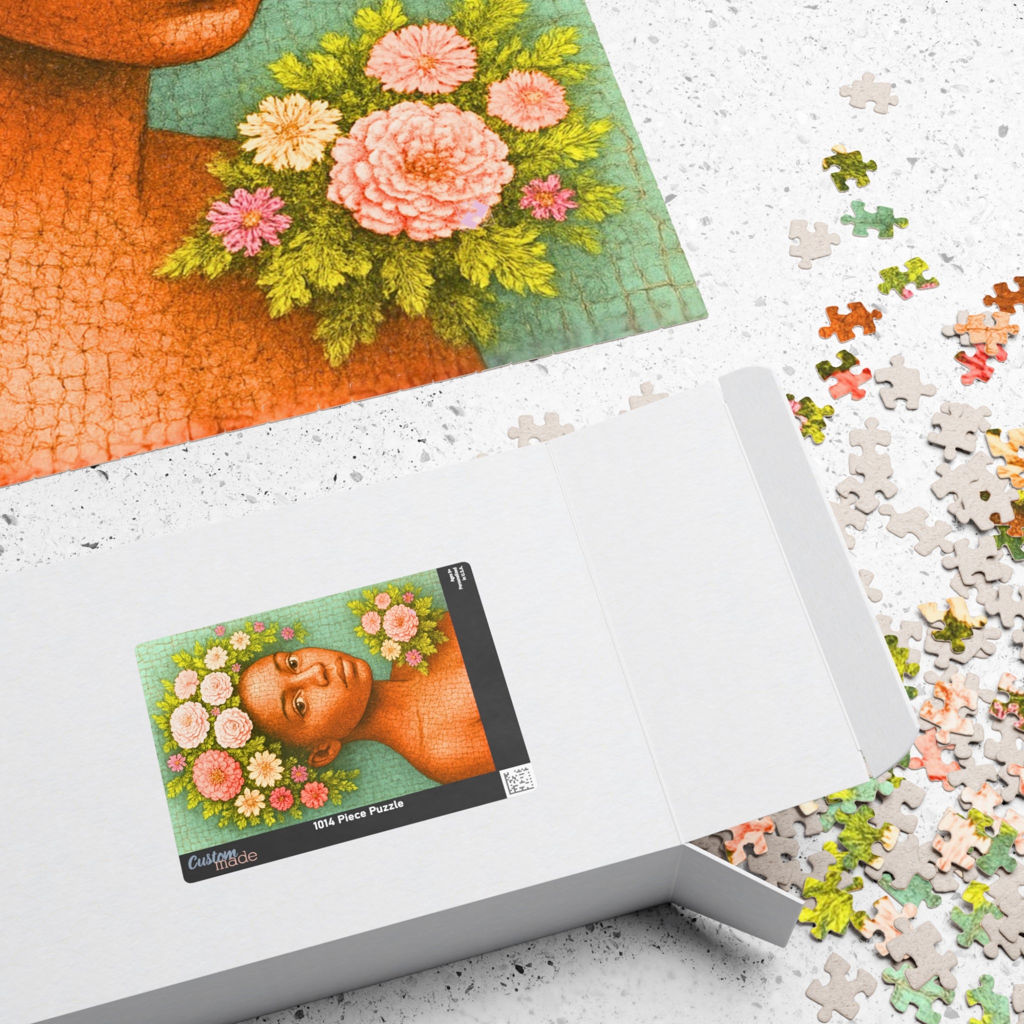Crowned in Bloom: Art Puzzle