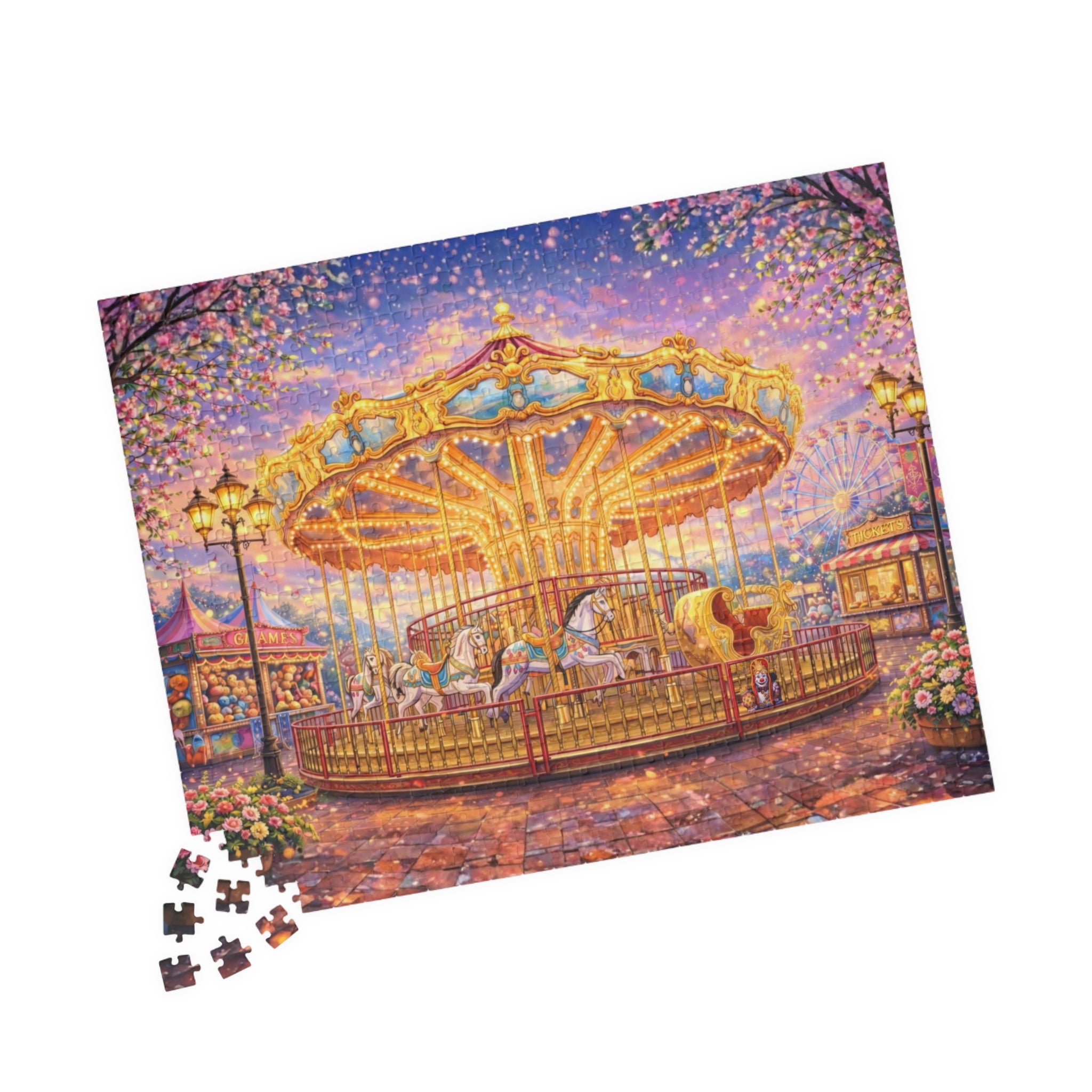 Twilight Carousel: Golden Dream Puzzle